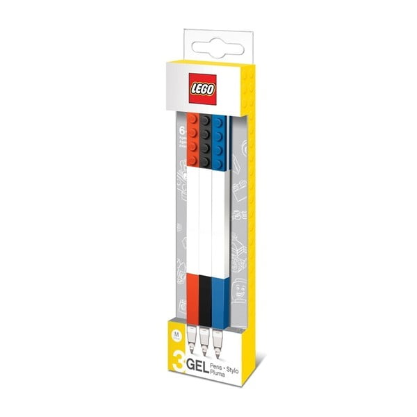 Komplet 3 gel pisal LEGO® Mix
