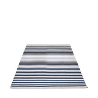 Modra/kremno bela notranja in zunanja preproga 140x200 cm Teo Denim – Pappelina