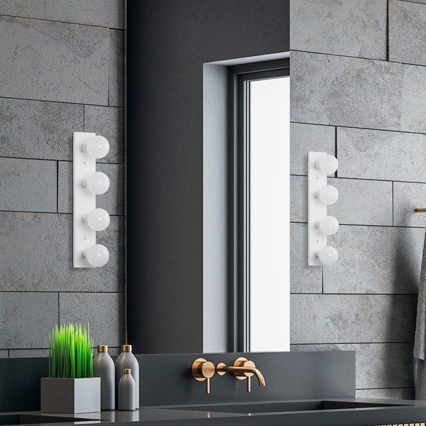 Bela stenska svetilka Mirro – Opviq lights-image-4