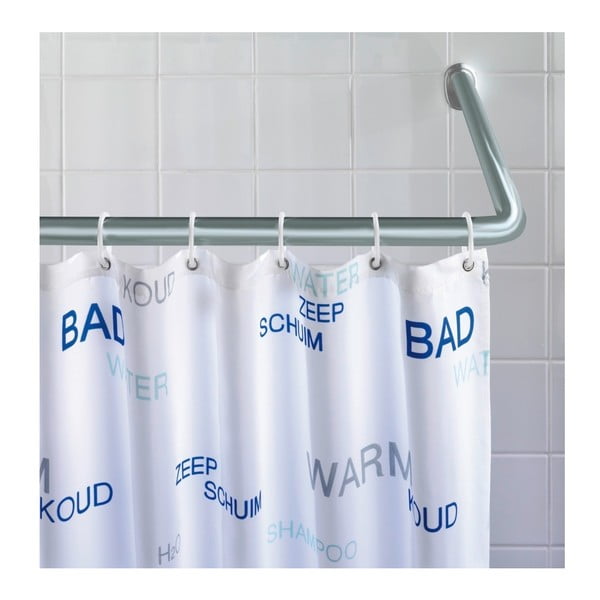 Kotni drog za tuš zavese Wenko Silver, ø 2 cm-image-1