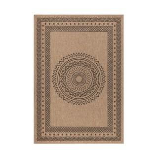 Zunanji tekač v črni in naravni barvi 80x250 cm Dhaka – Ayyildiz Carpets