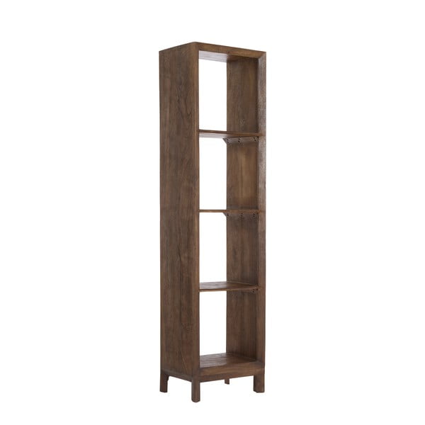 Regal iz masivnega manga v naravni barvi 48x190 cm Sondrio – Light & Living-image-2