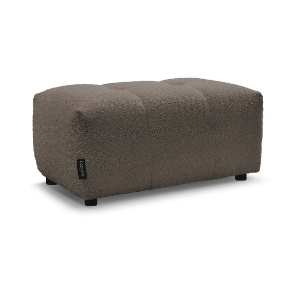 Rjav tabure iz tkanine bouclé Roxelane – Bobochic Paris-image-3