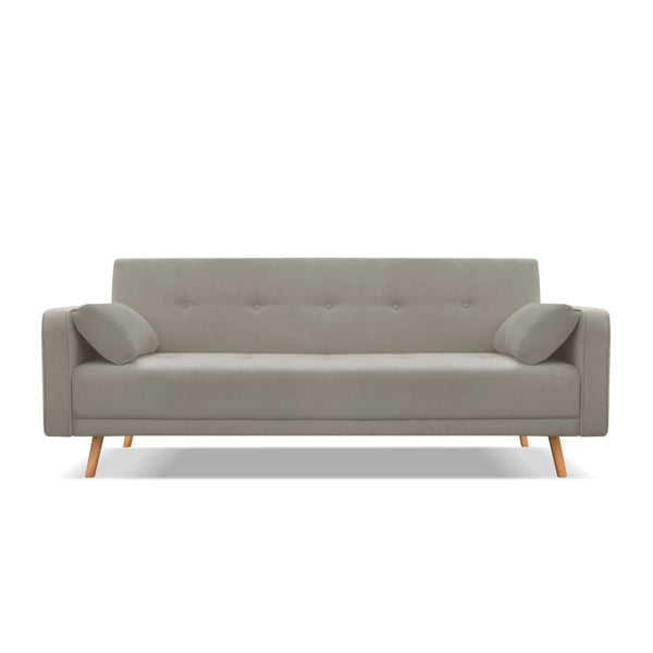 Sivo-bež raztegljiv kavč Cosmopolitan Design Stuttgart, 212 cm