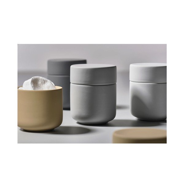 Zelena keramična posoda s pokrovom Zone UME-image-1