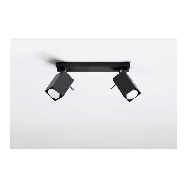 Črna stropna svetilka Sollux Toscana-image-1