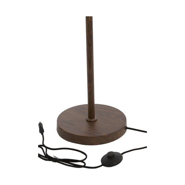 Temno rjava stoječa svetilka s tekstilnim senčilom (višina 159 cm) Dania – Light & Living-image-4