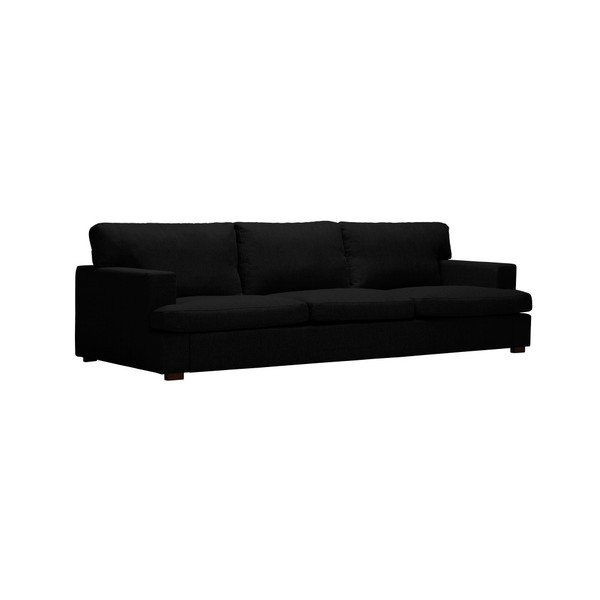 Črna zofa Windsor & Co Sofas Daphne, 235 cm-image-1