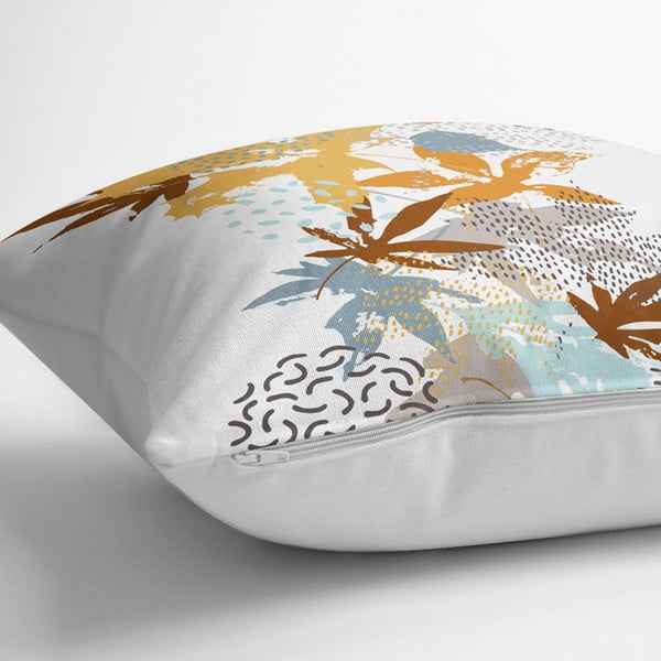 Komplet 4 dekorativnih prevlek za vzglavnik Minimalist Cushion Covers Autumn Leaves, 45 x 45 cm-image-1