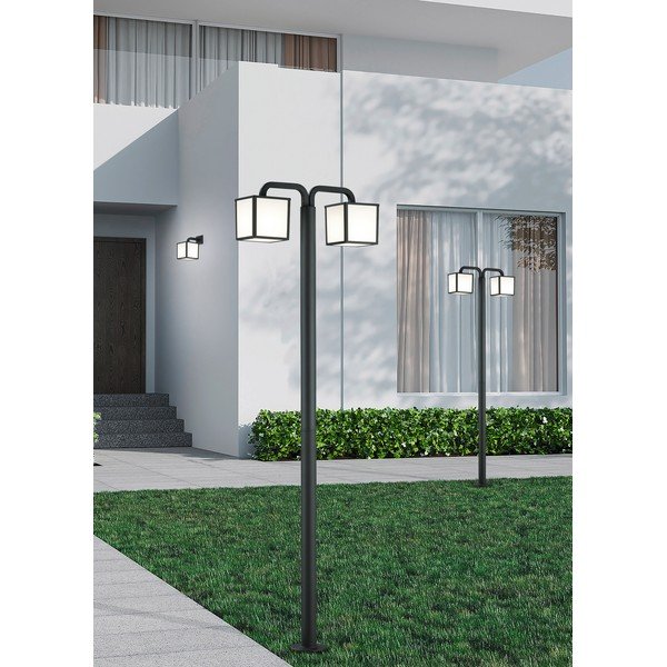 LED stebrična zunanja svetilka (višina 200 cm) Cubango – Trio-image-1