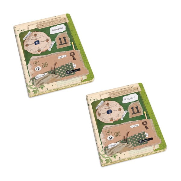 A5 zvezki v kompletu 192 stran 2 ks Rispetto – Kartos-image-1