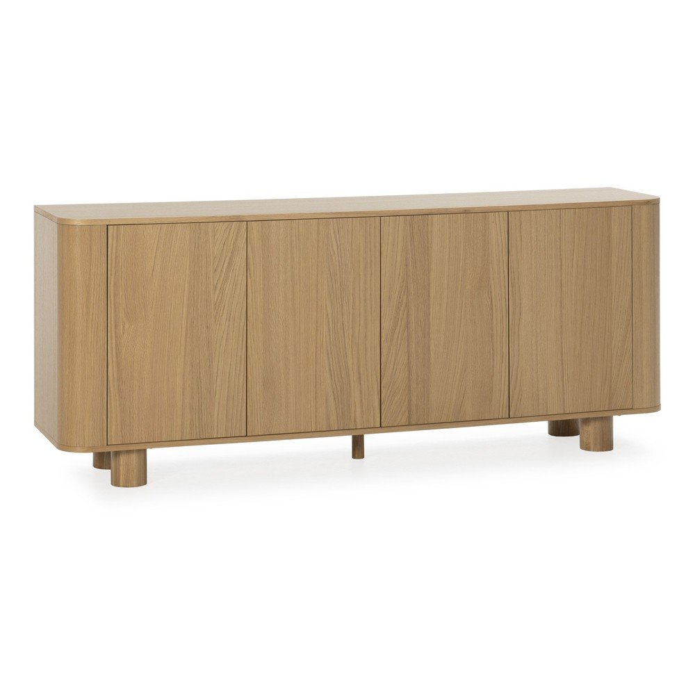 Komoda v hrastovem dekorju v naravni barvi 180x75x40 cm Padoc