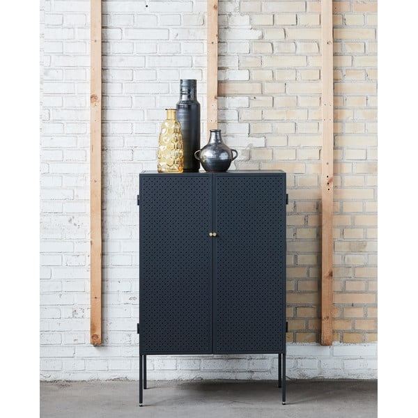 Črna kovinska komoda Canett Brooks, višina 110 cm-image-3