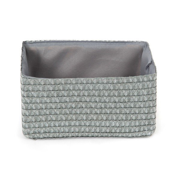 Siva košara za shranjevanje Compactor Lilou, 23 x 12 cm-image-2