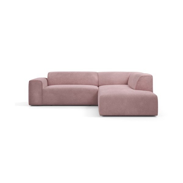 Roza sedežna garnitura Marie Claire Home Karen, desni kot