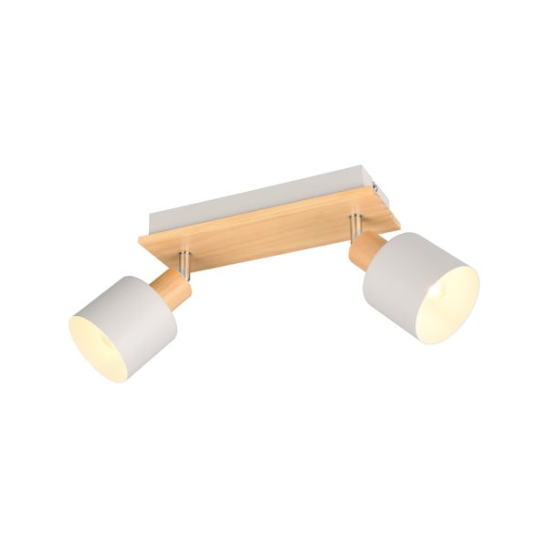 Točkovno svetilo v beli in naravni barvi ø 9 cm Shanti – Trio-image-1