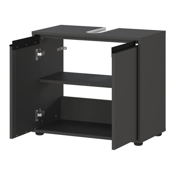 Antracitno siv komplet pohištva za kopalnico Lemont – Germania-image-3