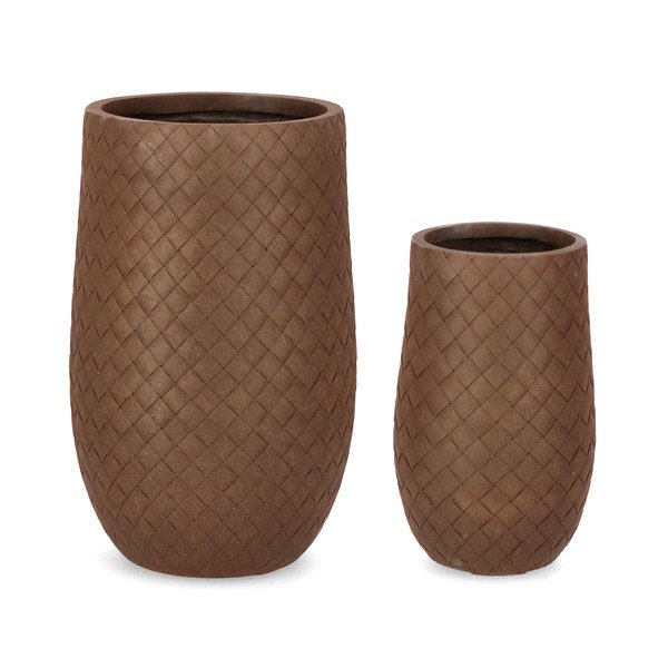 Cvetlični lonci v kompletu 2 ks ø 48 cm Rhombus – Bizzotto-image-1