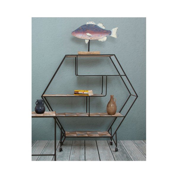 Mauro Ferretti Tridy knjižna omara, višina 122 cm-image-4