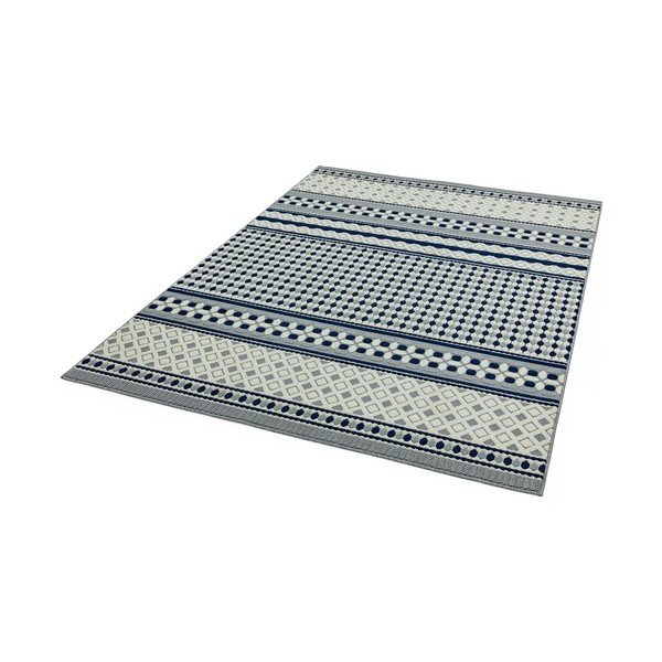 Modro-bele preproga Asiatic Carpets Antibes Geometric, 160 x 230 cm-image-2
