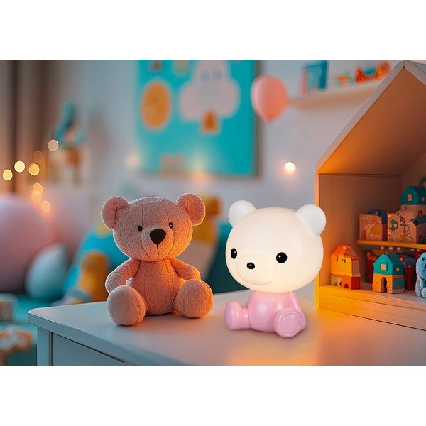 Rožnata otroška namizna svetilka Cutie – Reality-image-1