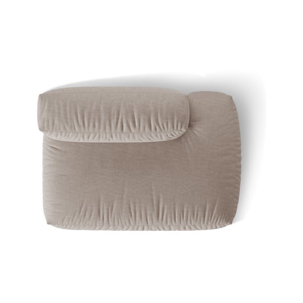 Bež modul za sedežno garnituro (desni kot) Martina – Micadoni Home-image-3