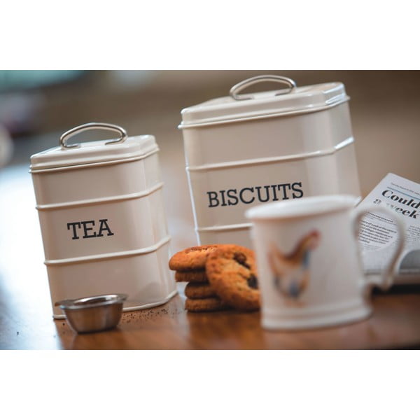 Jeklena posoda za shranjevanje za piškote Living Nostalgia – Kitchen Craft-image-1