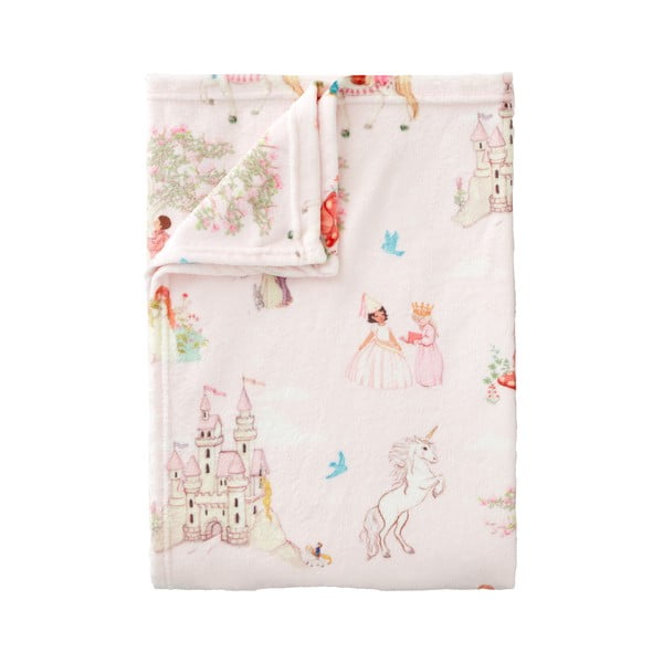 Rožnata otroška odeja iz mikropliša 150x200 cm Fairytale – Belle & Boo