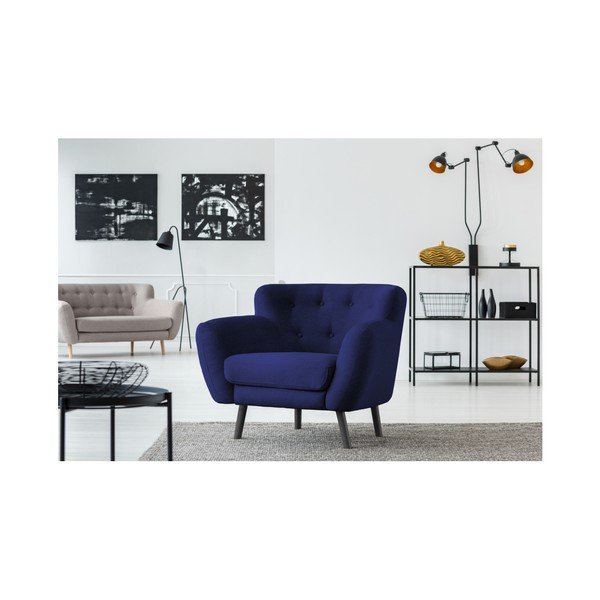 Modri fotelj Cosmopolitan design Hampstead-image-4