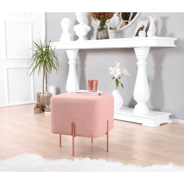 Svetlo rožnat tabure Copper – Artie-image-4