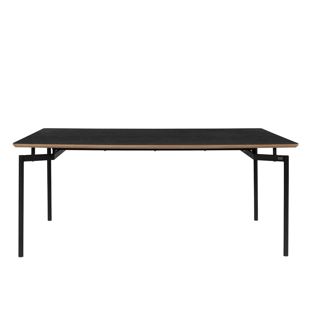 Črna jedilna miza 90x180 cm Alto