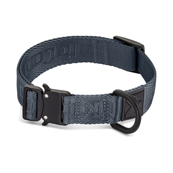 Temno siva ovratnica velikosti L/XL dolžina 40 cm Modena Asphalt L/XL – MiaCara