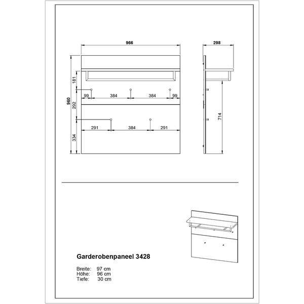 Siv garderobni panel Genova – Germania-image-3