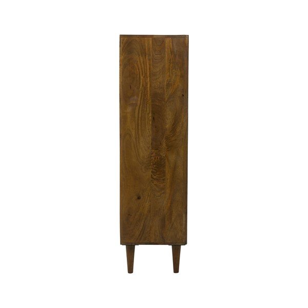 Rjava vitrina iz mangovega lesa 58x180 cm Mocu - Light & Living-image-3