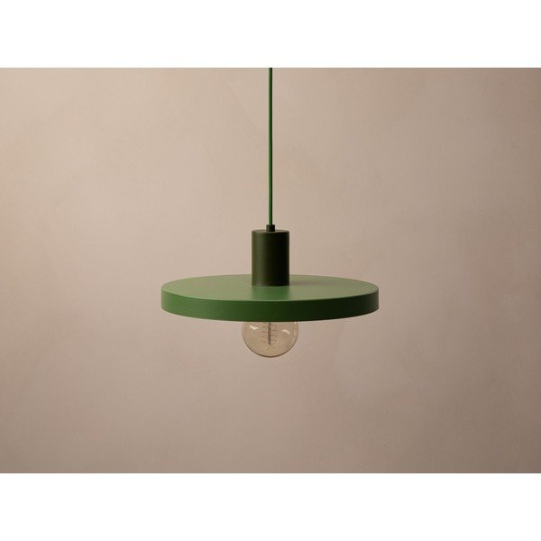 Zelena kovinska viseča svetilka ø 30 cm Ori – Micadoni -image-3