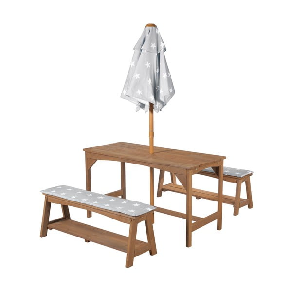 Otroški komplet vrtnega pohištva 4 ks Outdoor + – Roba-image-1