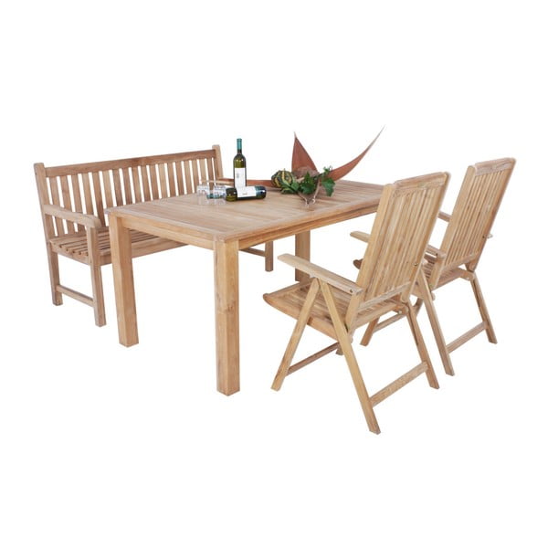 Vrtna miza iz tikovega lesa Garden Pleasure Solo-image-1