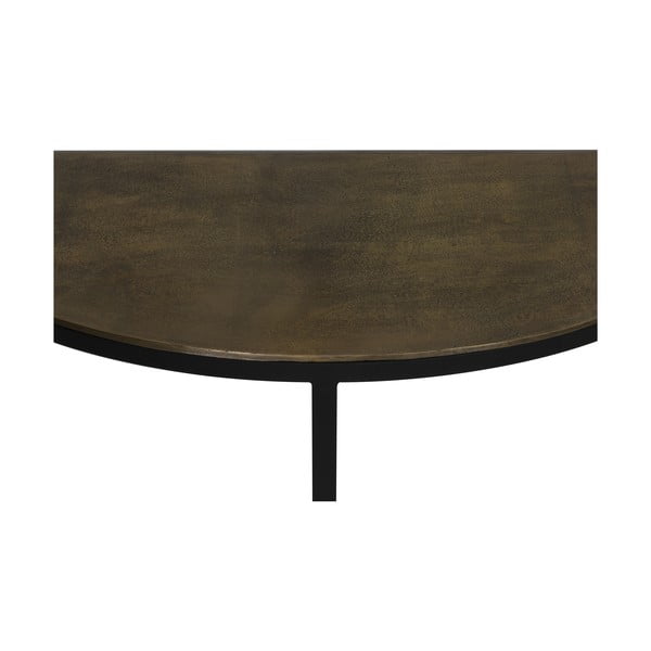 Kovinska stranska mizica v bronasti barvi 42x100 cm Peto – Light & Living-image-2