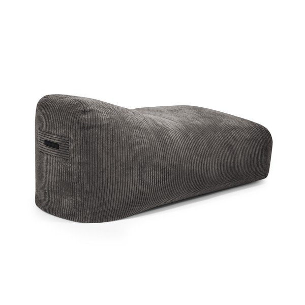Zelena vreča za sedenje iz rebrastega žameta Snug 130 – SLOWDOWN-image-4