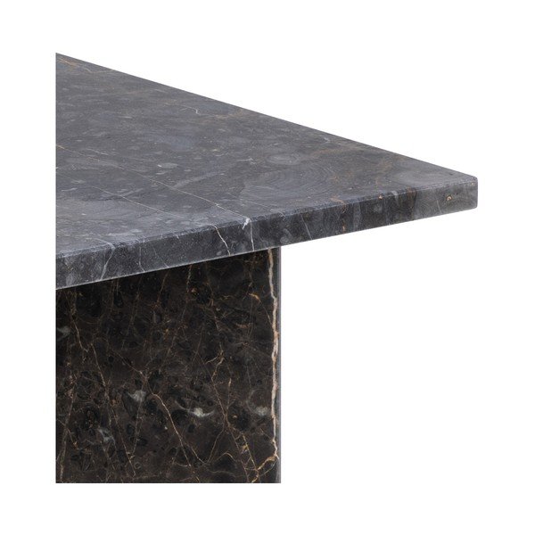 Črna marmorna mizica 90x90 cm Vega – Actona-image-3