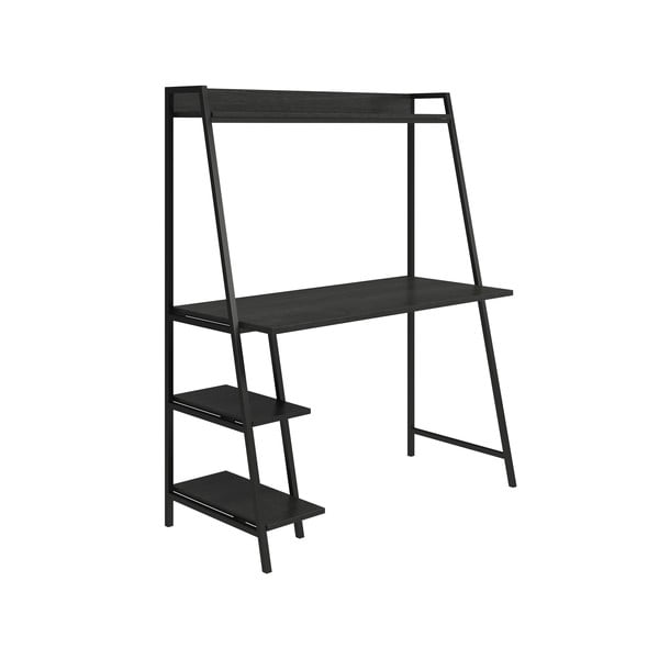 Stenska pisalna miza z mizno ploščo v hrastovem dekorju 51x111 cm Bushwick – Novogratz-image-1