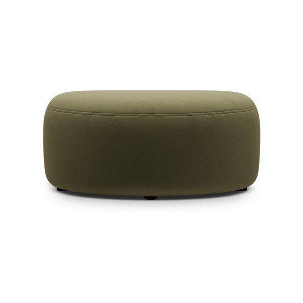 Zelen žameten tabure Kate – Micadoni -image-1