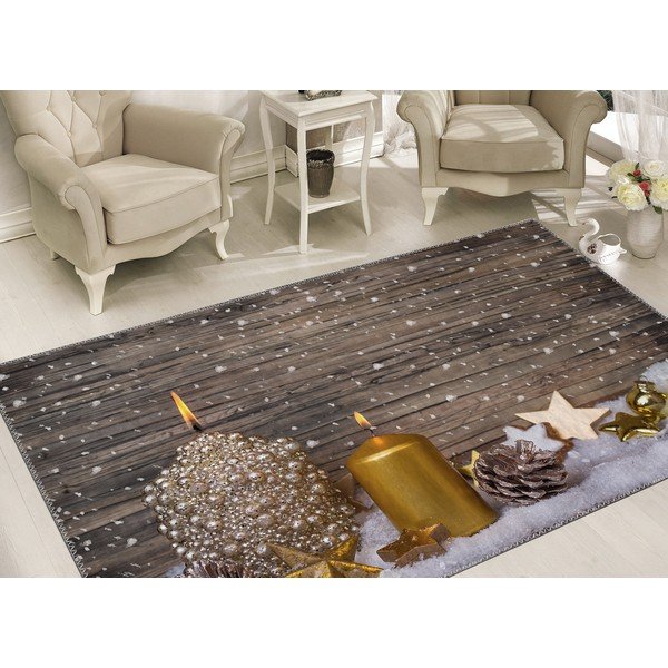 Preproga Vitaus Božično obdobje Golden Rustic, 50 x 80 cm-image-1
