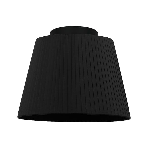 Črna stropna svetilka Sotto Luce Kami, ⌀ 24 cm
