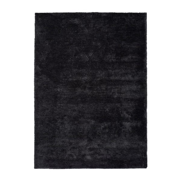 Antracitno črna preproga Universal Shanghai Liso, 200 x 290 cm