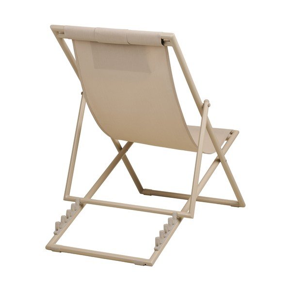 Bež kovinski vrtni ležalnik Curtis – House Nordic-image-4