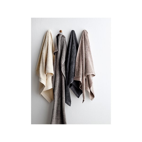 Rjava frotirna bombažna brisača 30x30 cm Comfort – Södahl-image-3