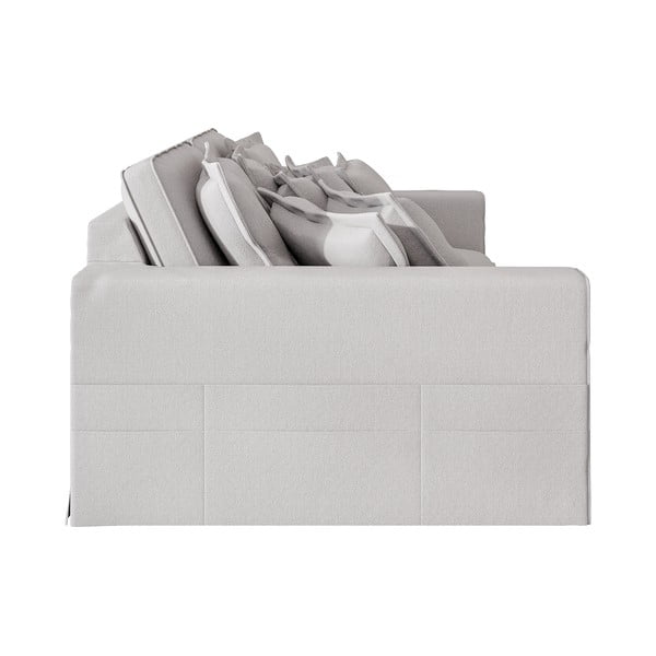 Bela sedežna garnitura 236 cm Nora – Ropez-image-4