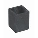 Temno siv marmorni lonček za zobne ščetke Aixa – Kave Home