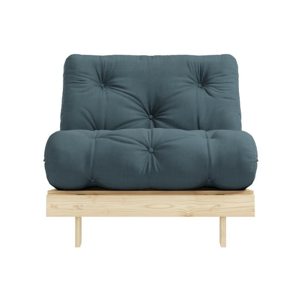 Raztegljiv fotelj Karup Design Roots Raw/Petroleum-image-3